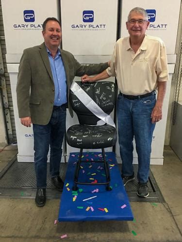 Gary Platt Celebrates 1,000,000th Casino Chair .